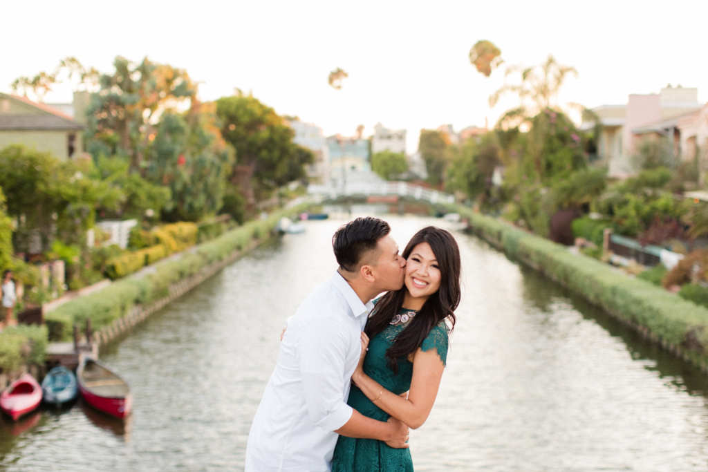 venice canals engagement photo - top engagement photo locations in los angeles